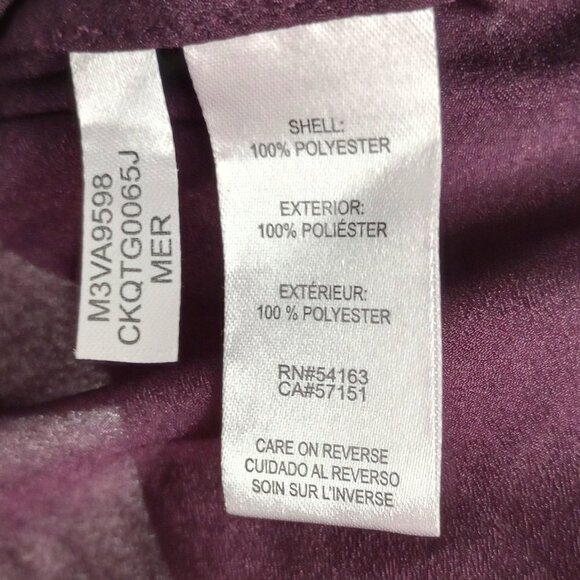 Calvin Klein Purple & Gold Tunic Top - Picture 9 of 9